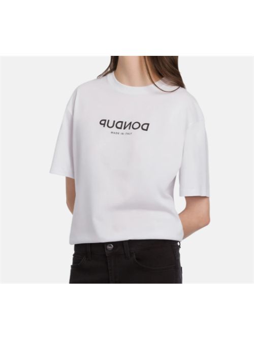 REGULAR T-SHIRT DONDUP | DS074.JF0271D.MD3000 BIANCO